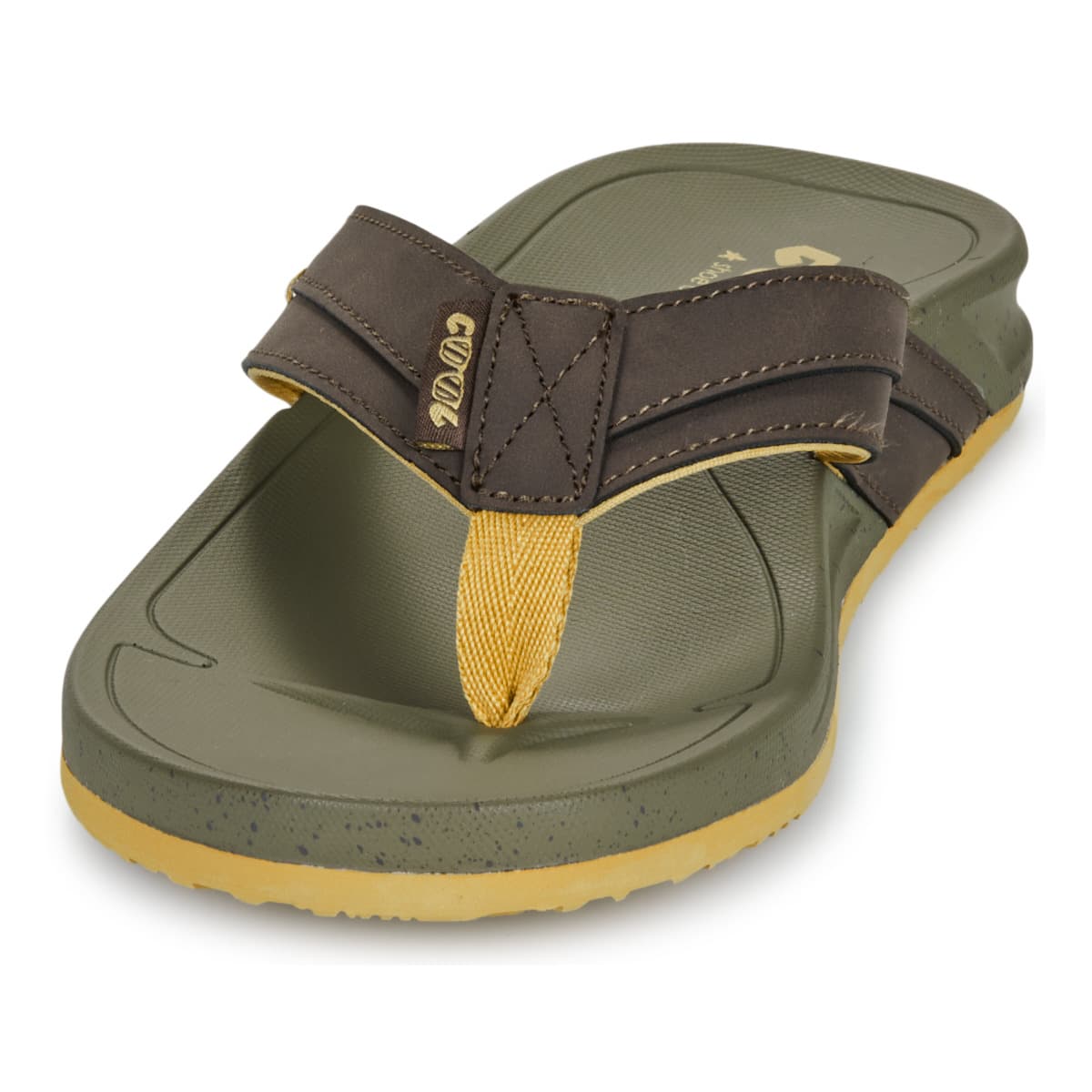 Men's Flip Flops Cool shoe Khaki