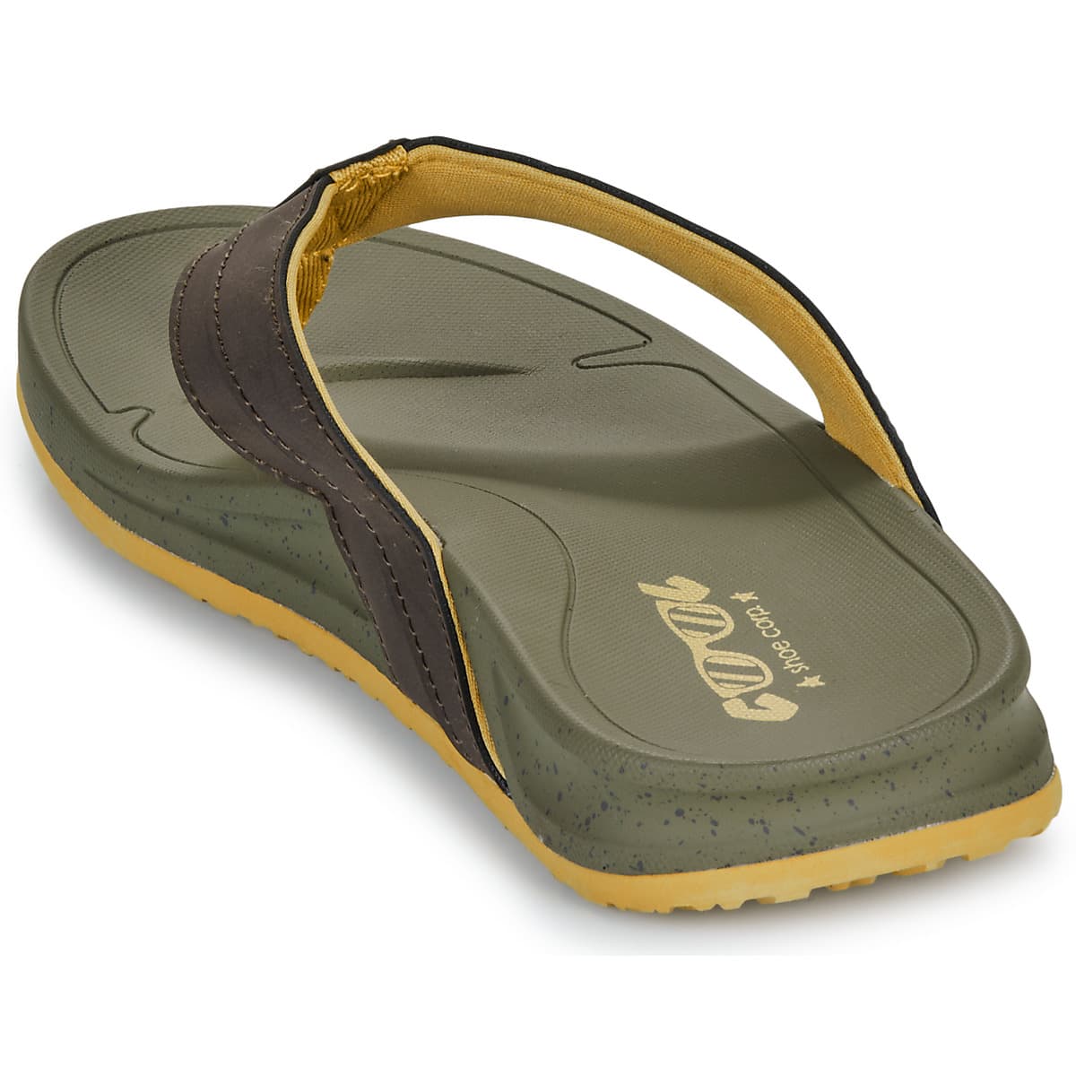 Men's Flip Flops Cool shoe Khaki