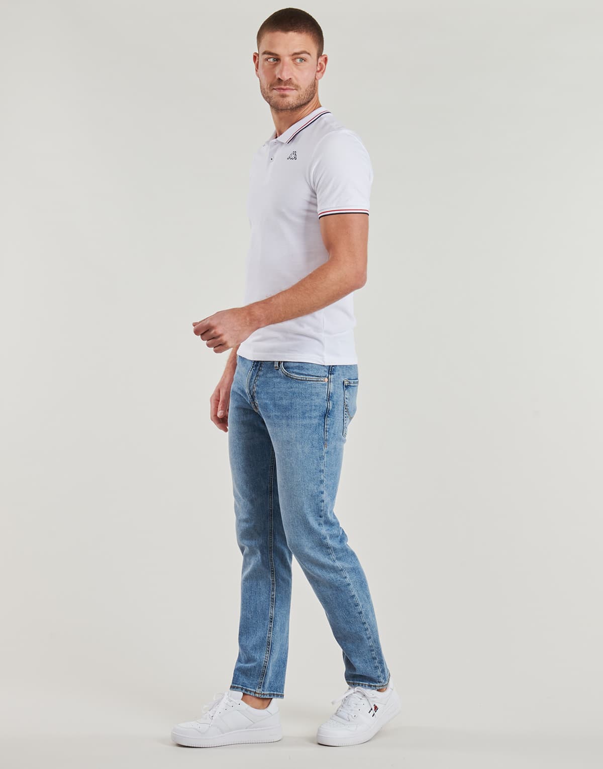 Men's Sports T-Shirts Kappa White