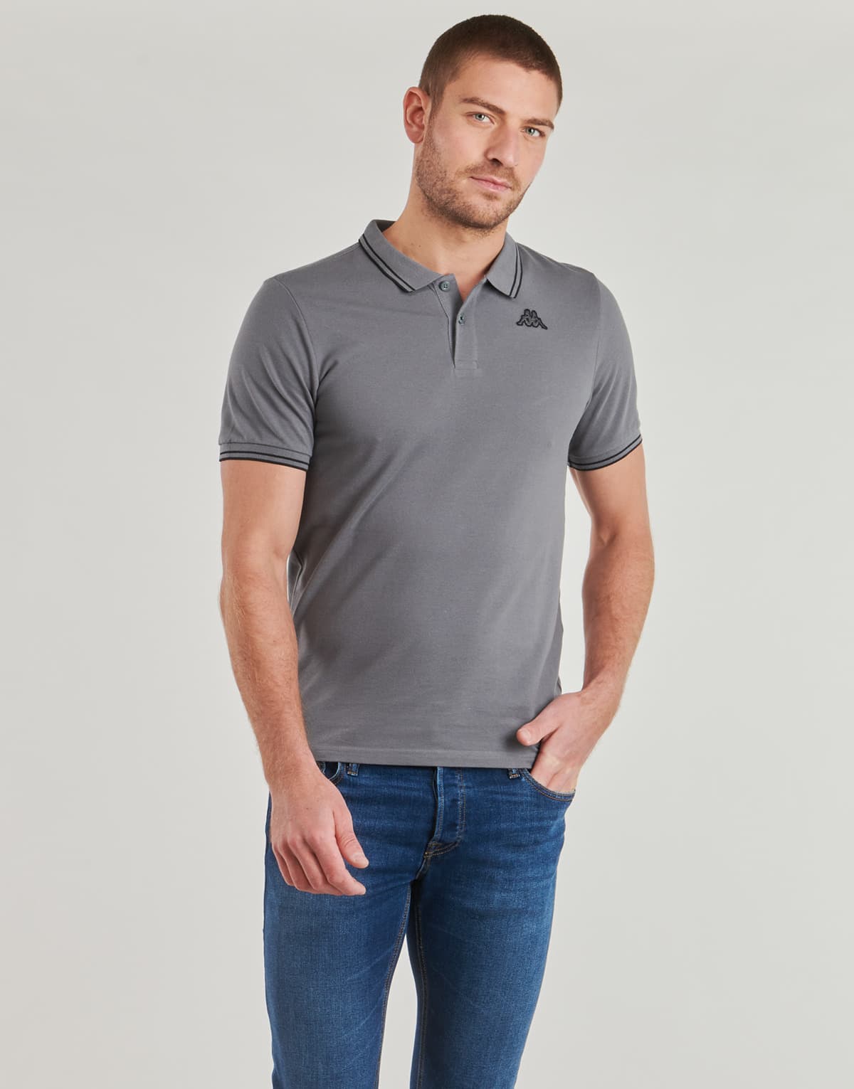 Men's Sports T-Shirts Kappa Gray