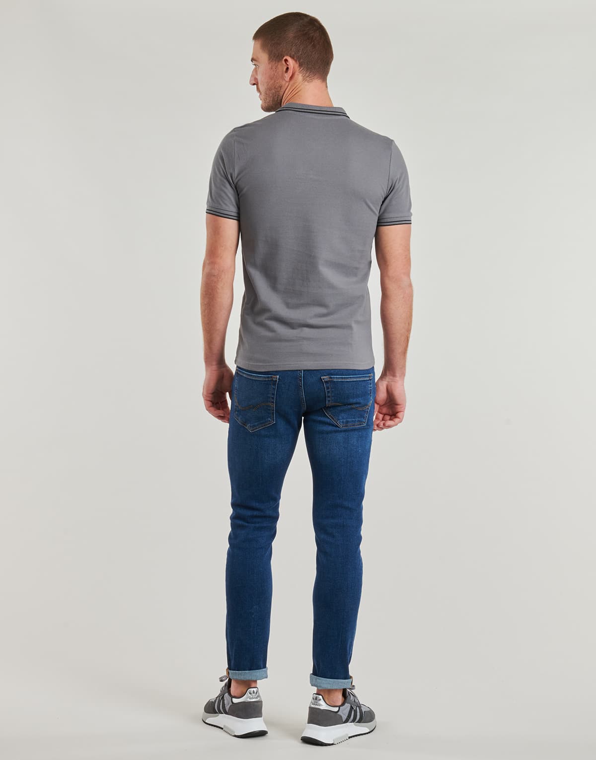 Men's Sports T-Shirts Kappa Gray