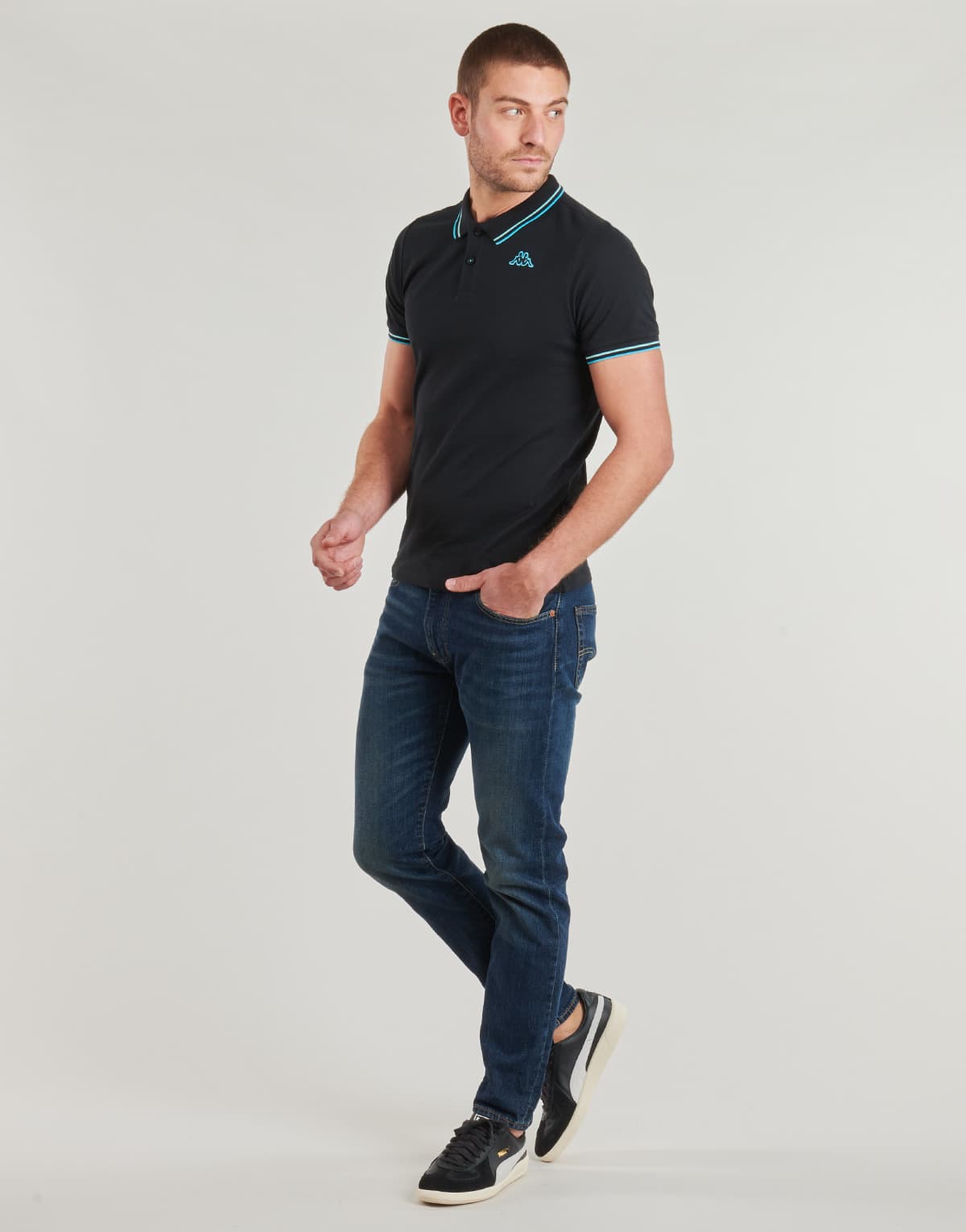 Men's Sports T-Shirts Kappa Black