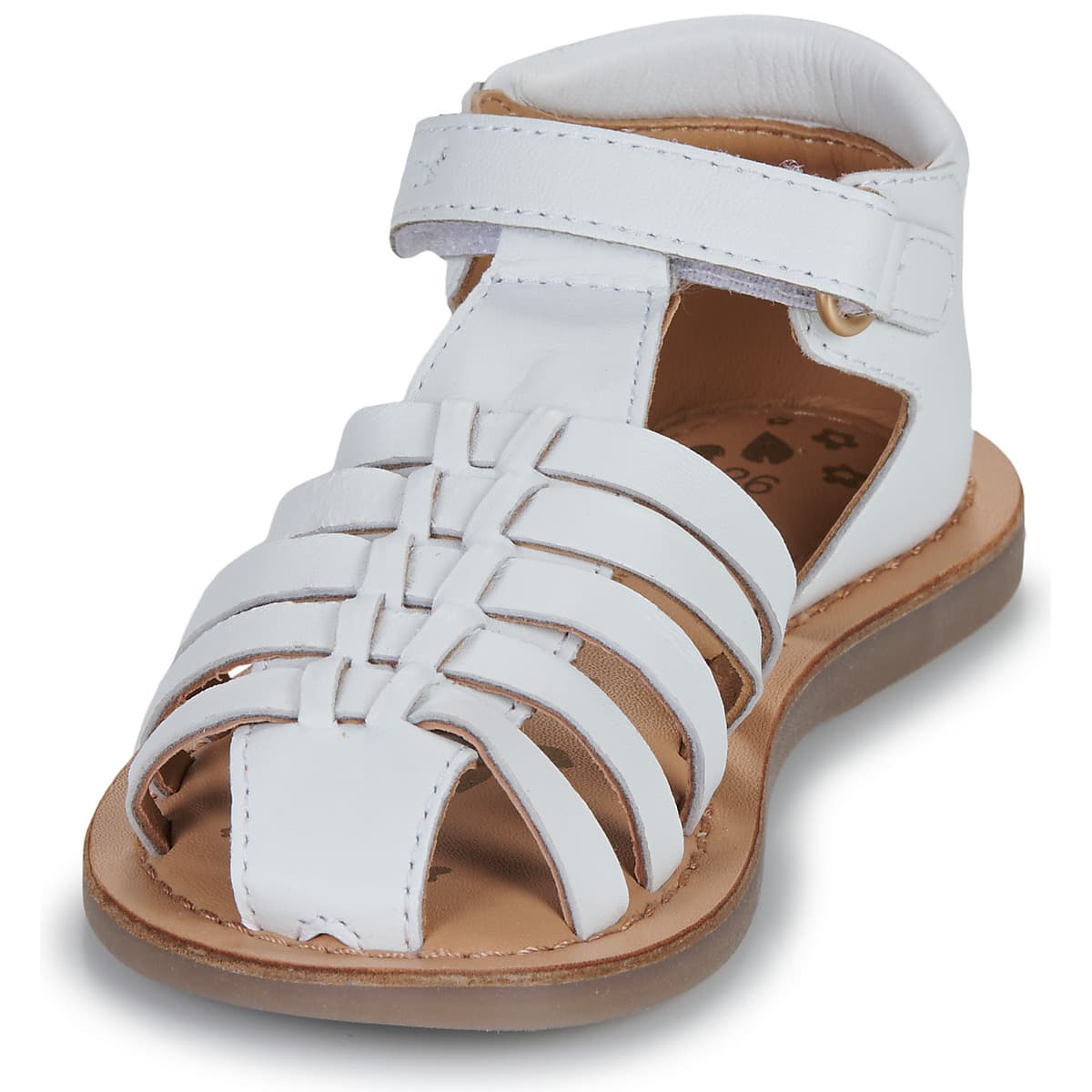 Girls' Sandals Kickers White