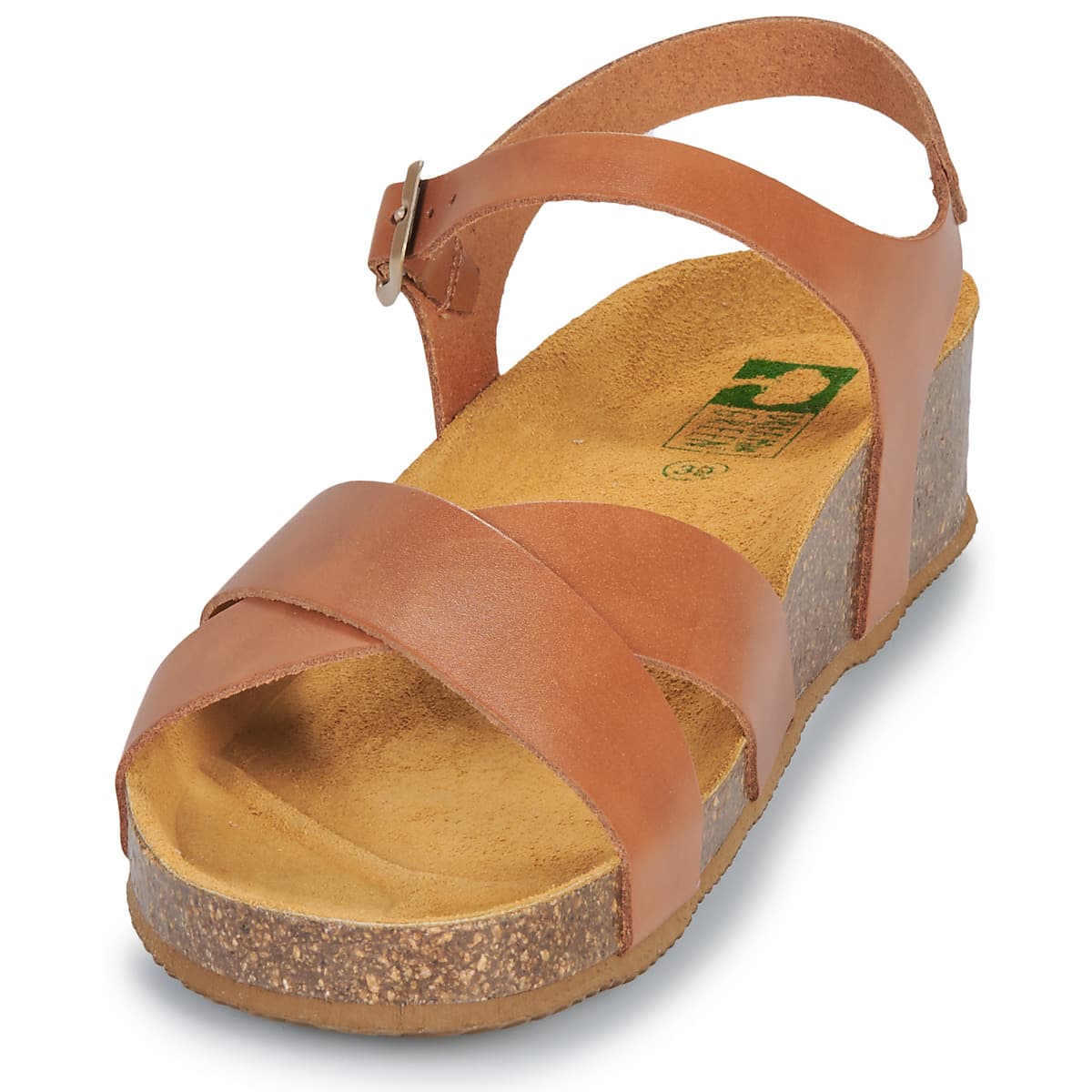 Women's Platforms Dream in Green Brown