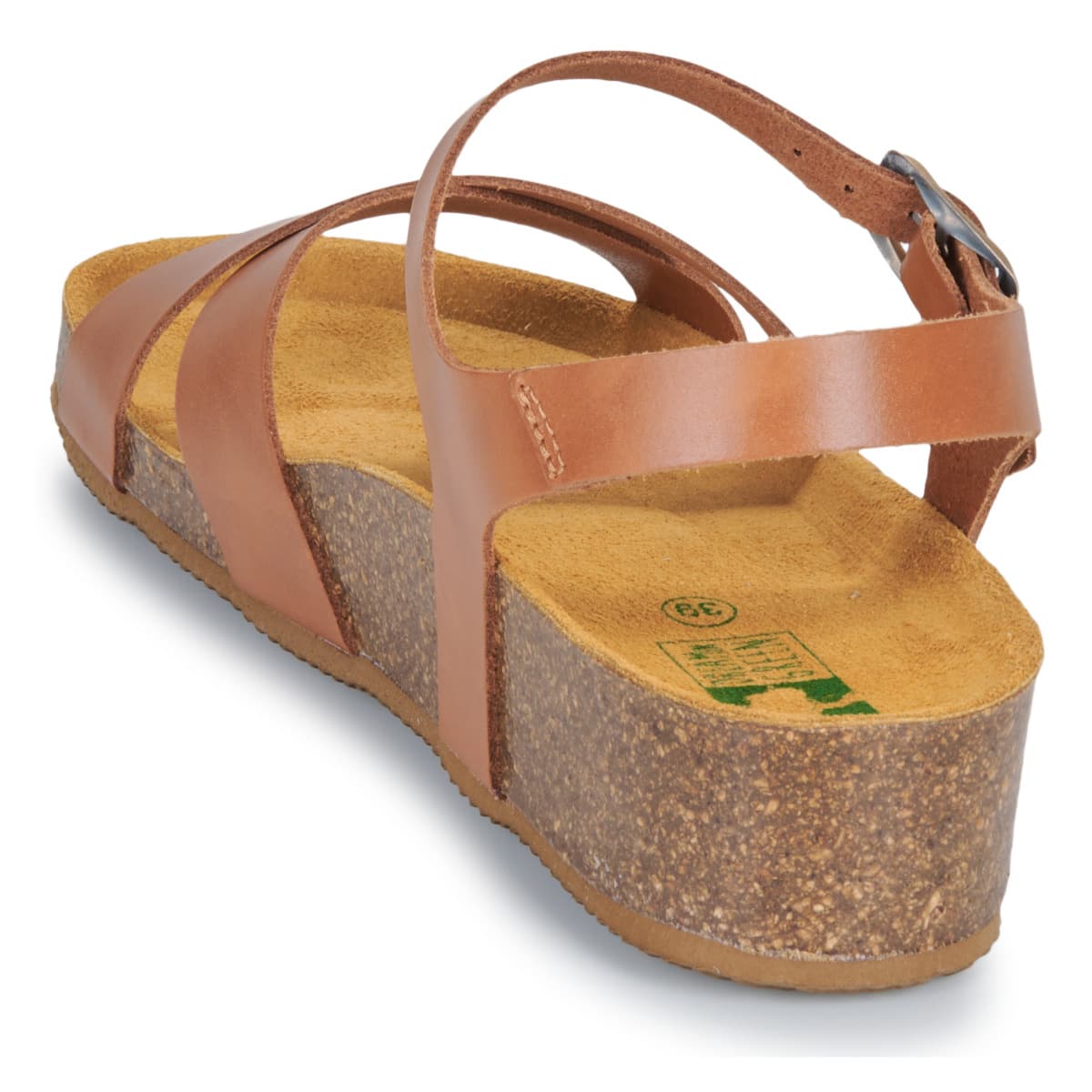Women's Platforms Dream in Green Brown