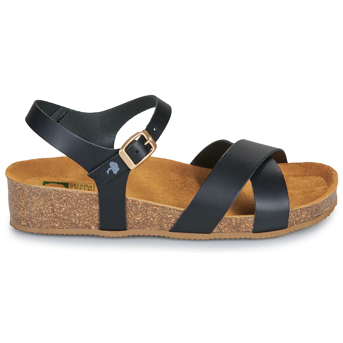 Women's Platforms Dream in Green Black