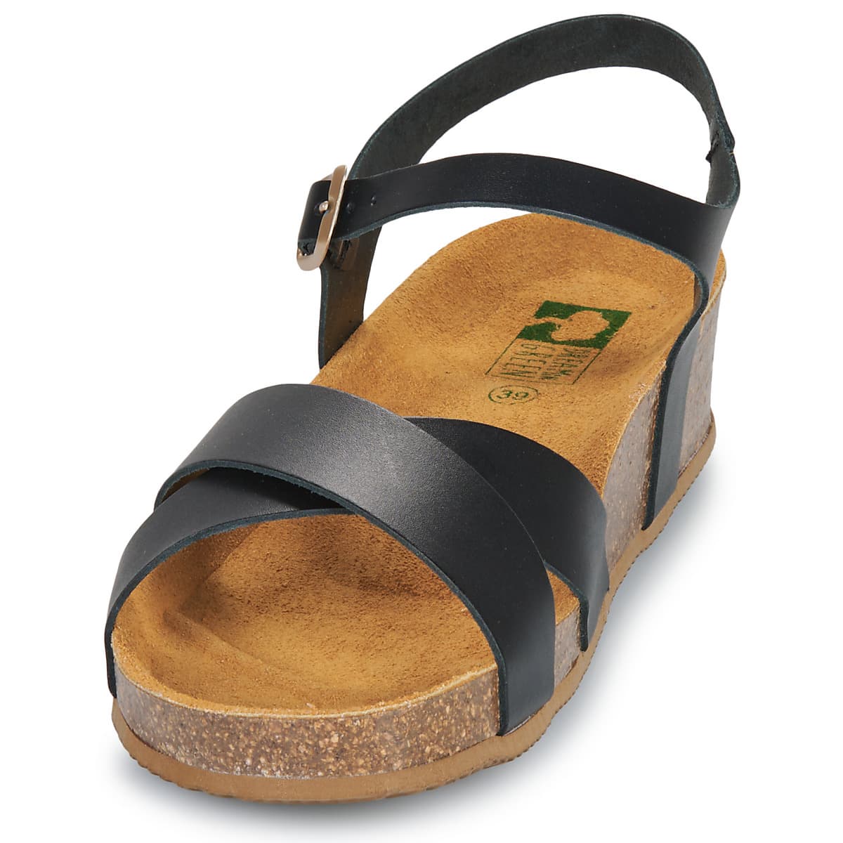 Women's Platforms Dream in Green Black