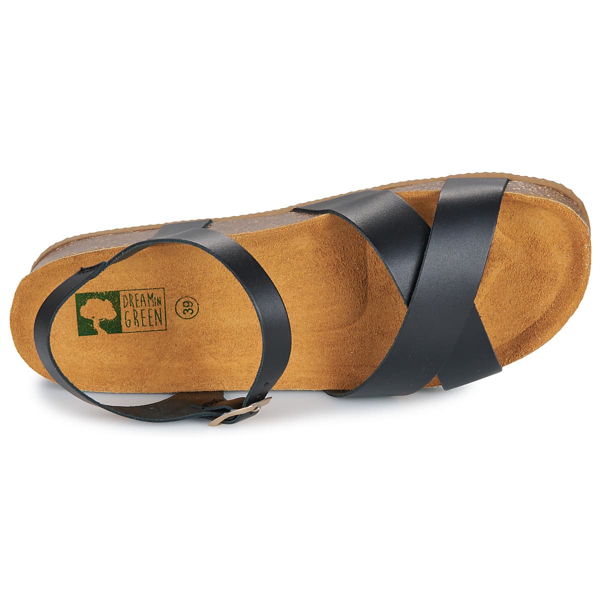 Women's Platforms Dream in Green Black