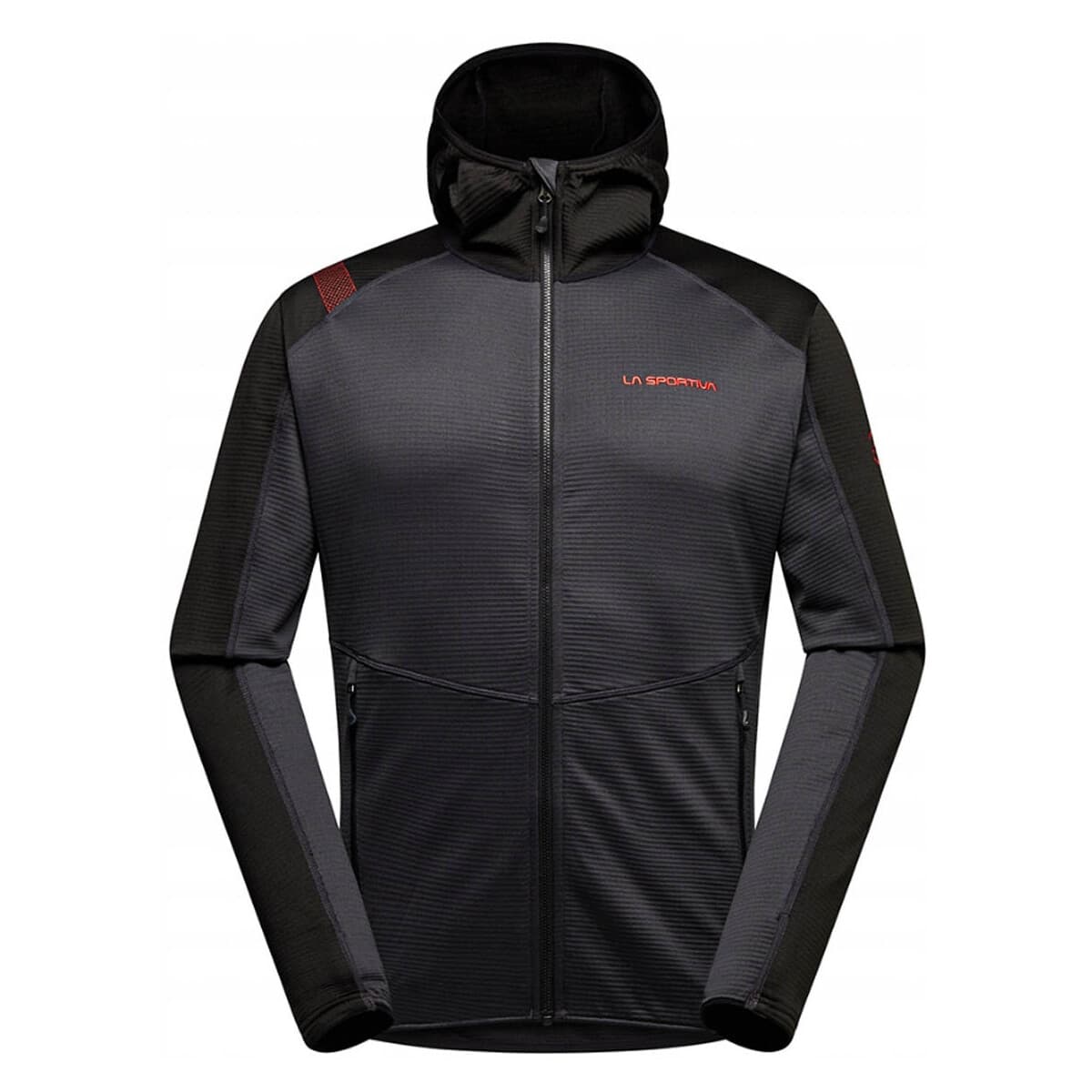 Fleece La Sportiva Upendo Hoody M L67 900322 Carbon/Cherry Tomato