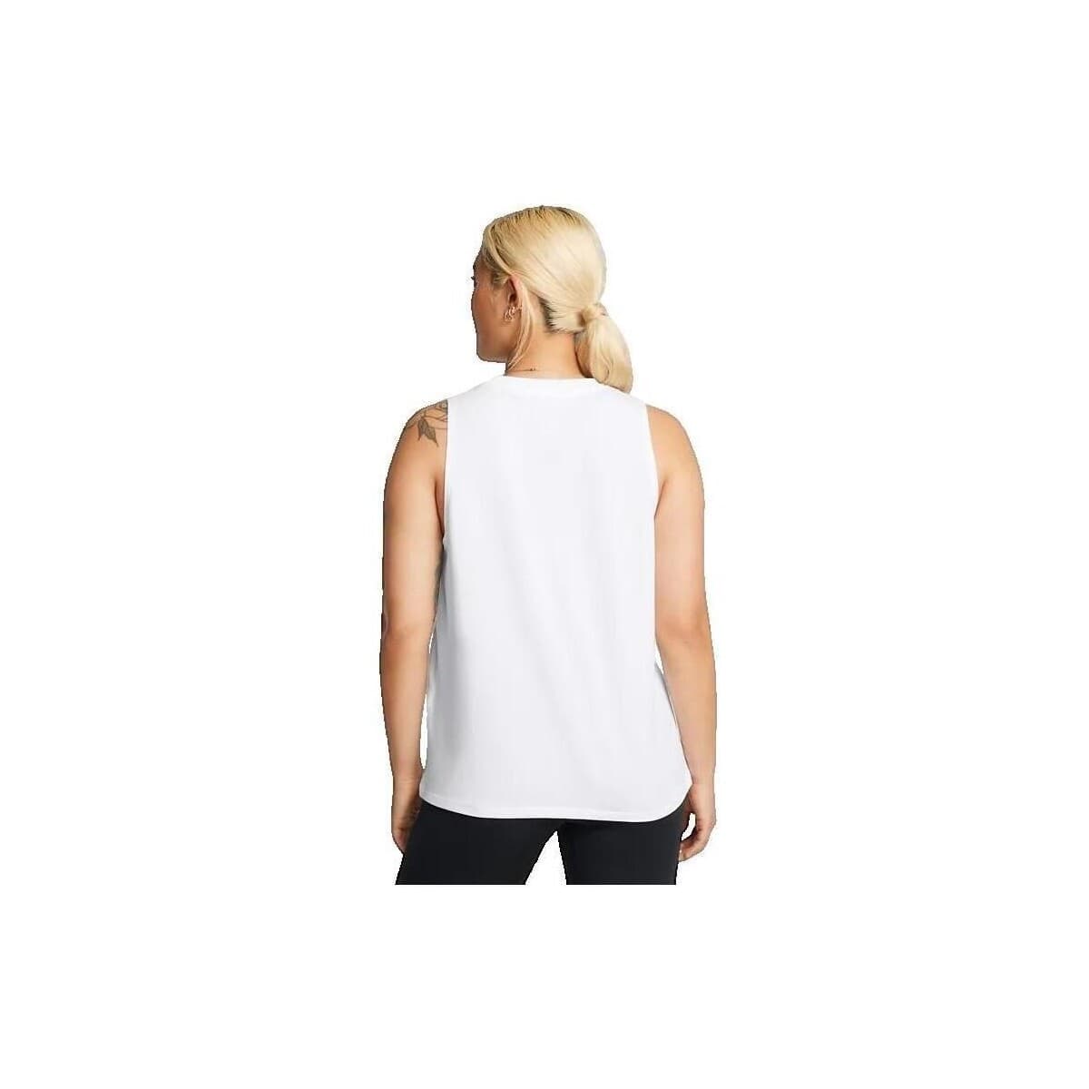 Women's Sleeveless Tops Under Armour White