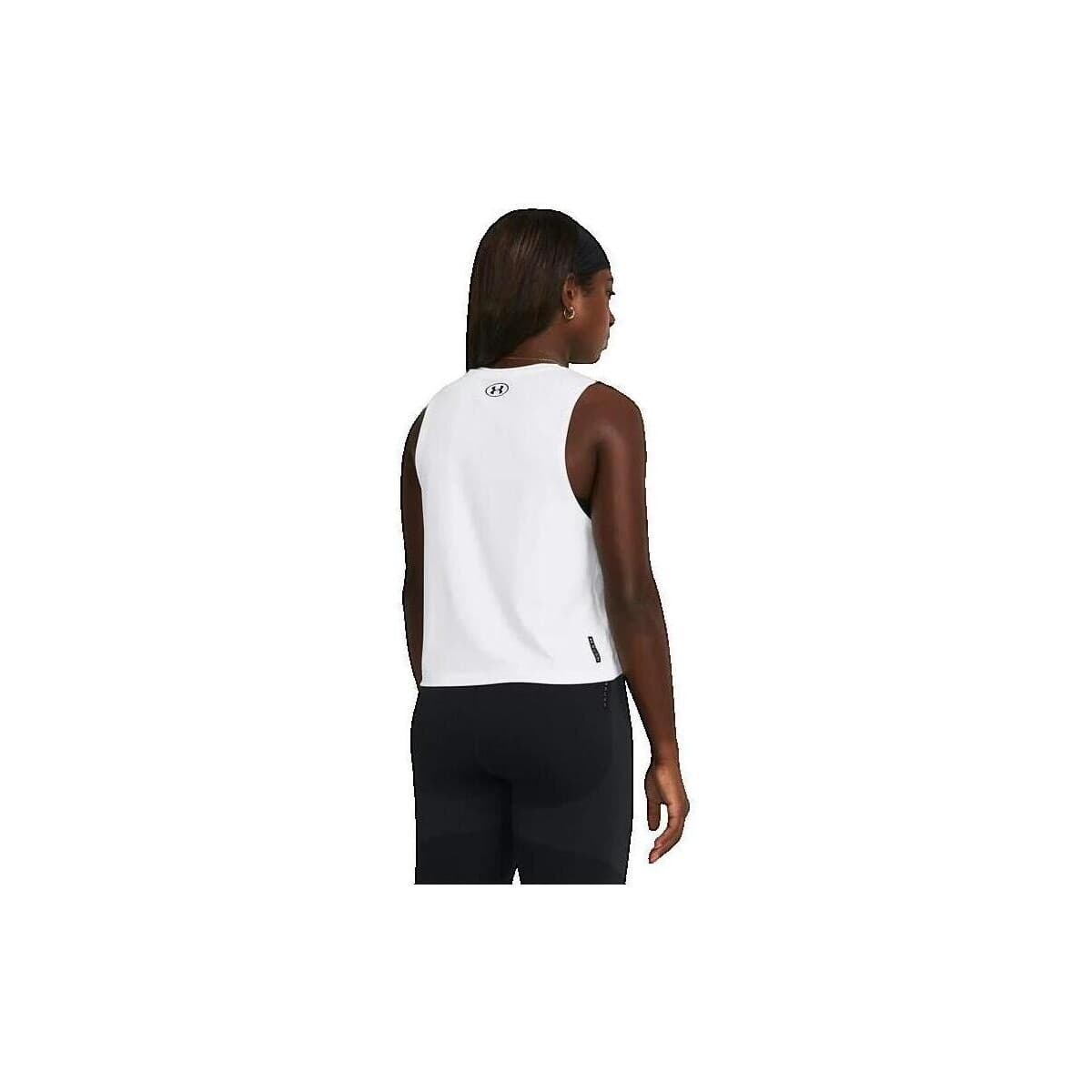Women's Sleeveless Tops Under Armour White