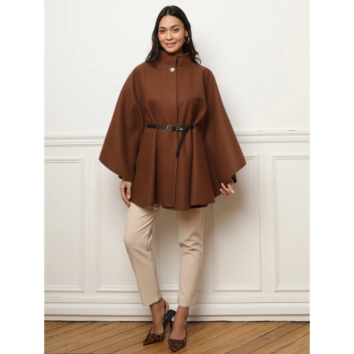 Women's Coats La Modeuse Brown