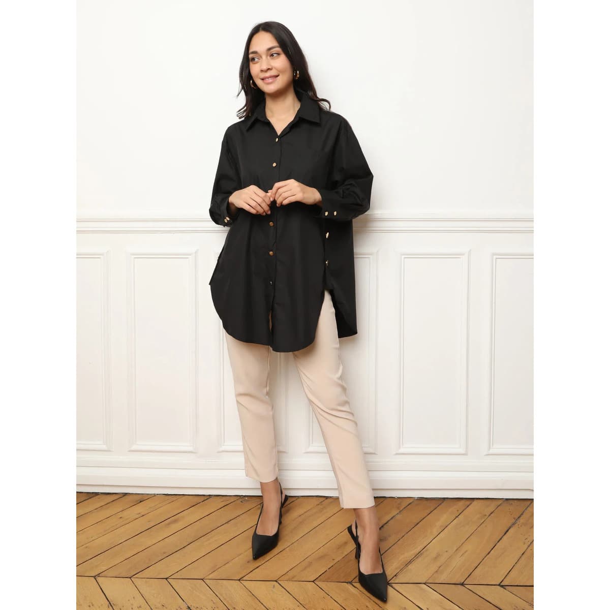 Women's Shirts La Modeuse Black