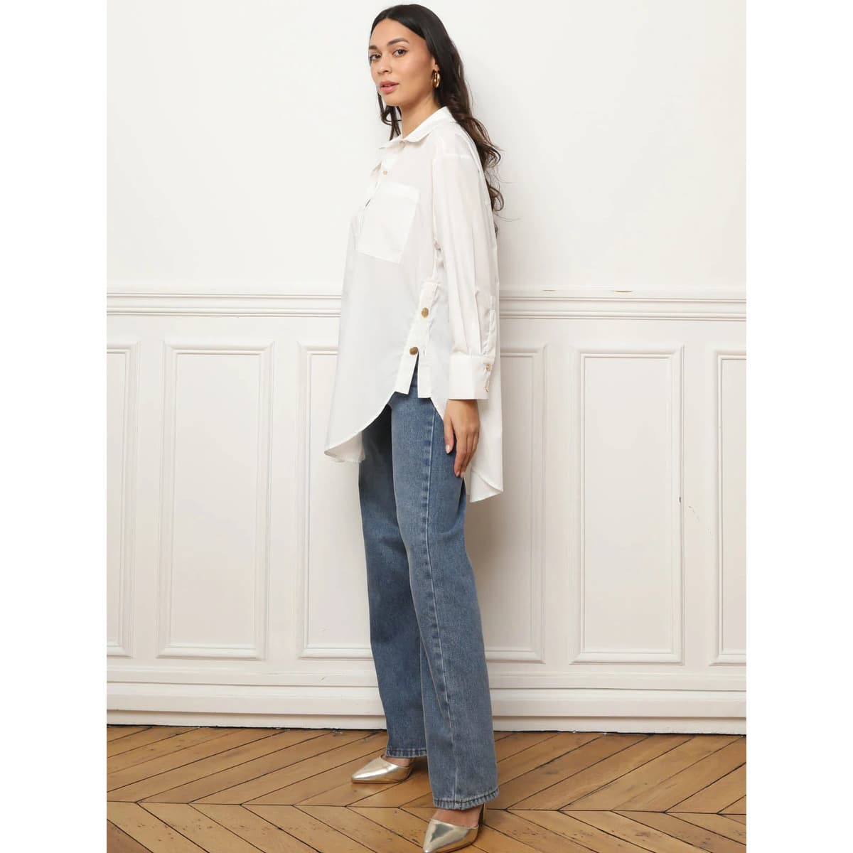 Women's Shirts La Modeuse White