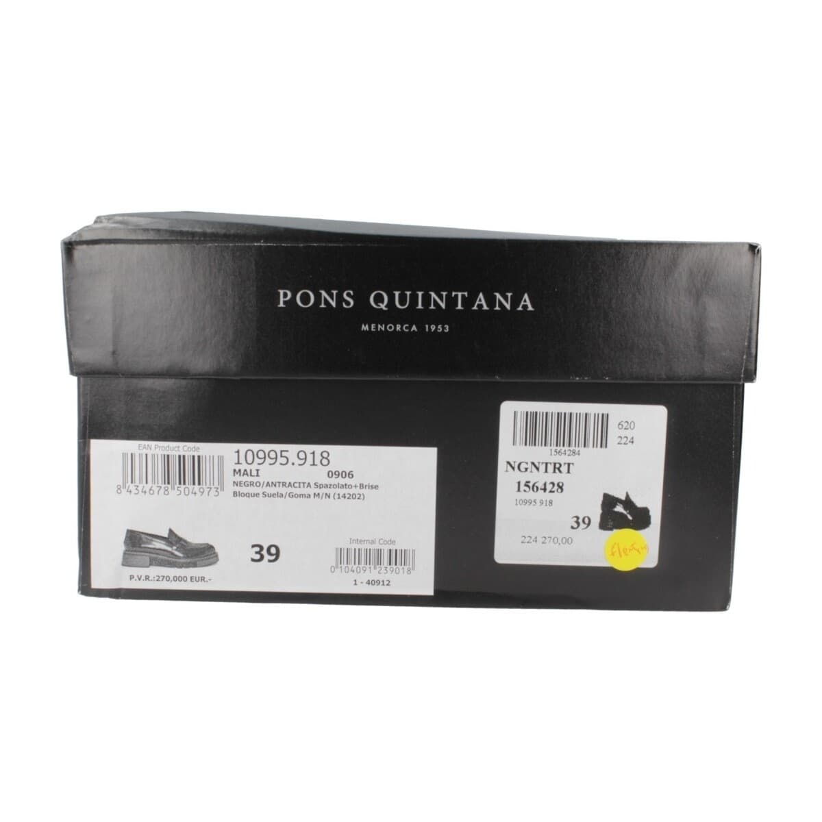 Women's Loafers Pons Quintana Black