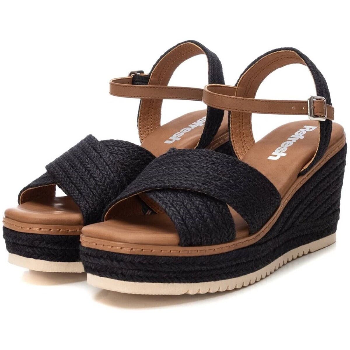 Women's Platforms Refresh Black