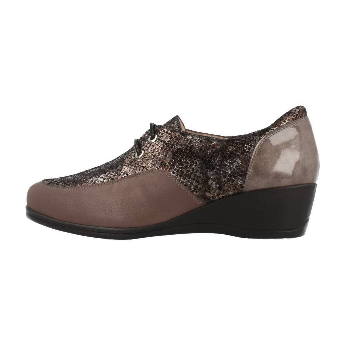 Women's Derby Shoes Argenta Brown