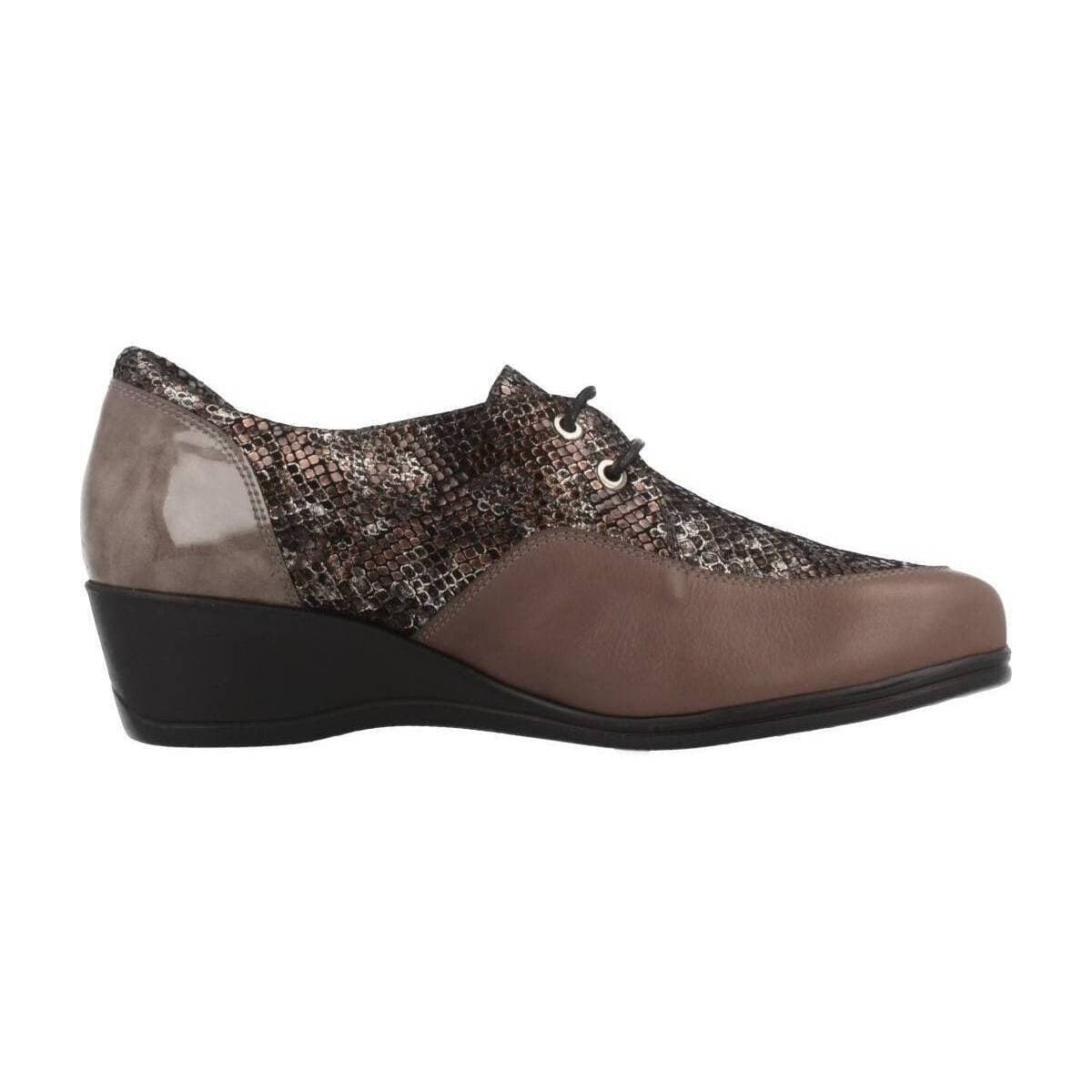 Women's Derby Shoes Argenta Brown