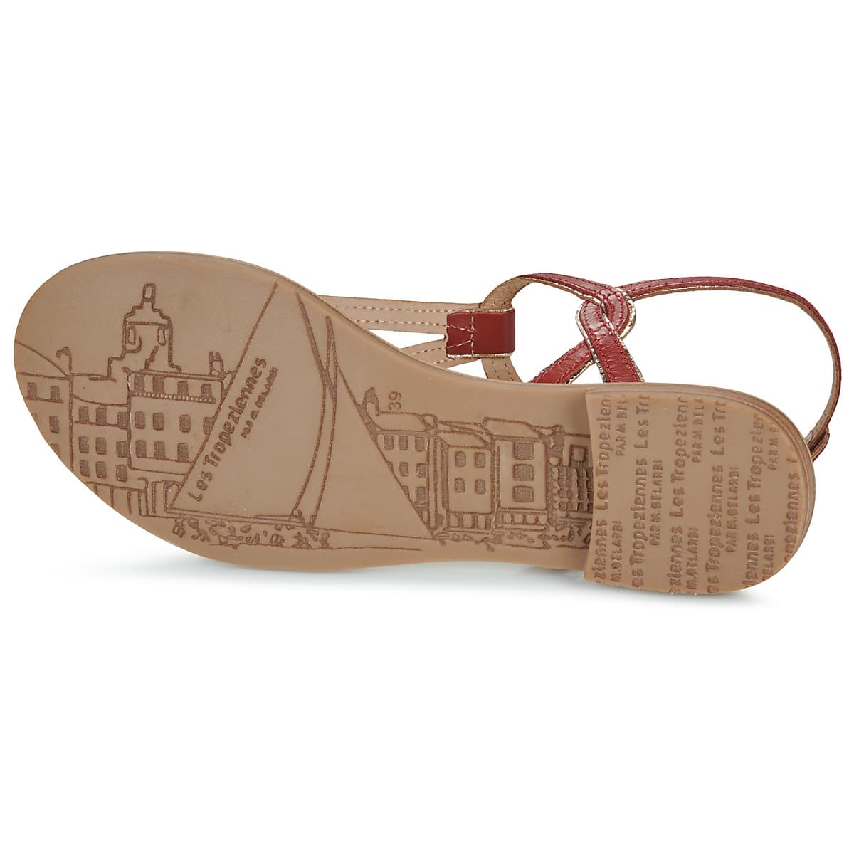 Women's Sandals Les Tropeziennes par M.Belarbi Red