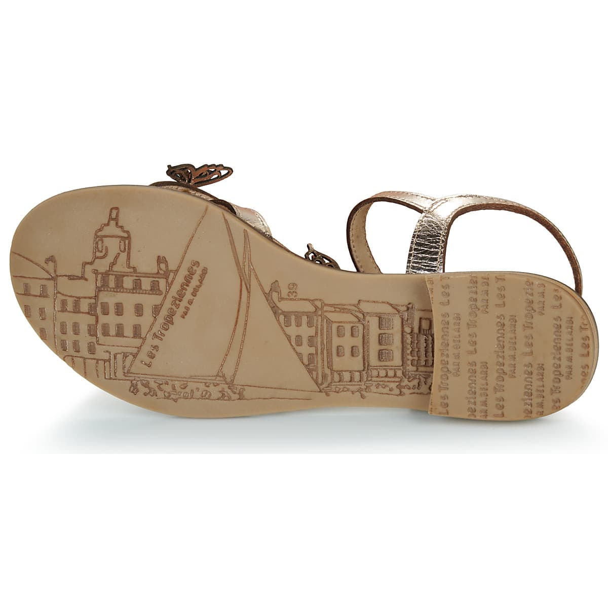 Women's Sandals Les Tropeziennes par M.Belarbi Gold
