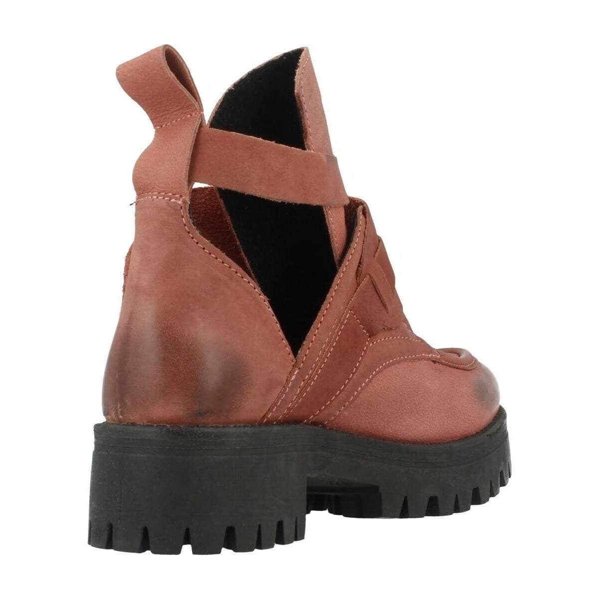 Women's Ankle Boots Yellow Brown