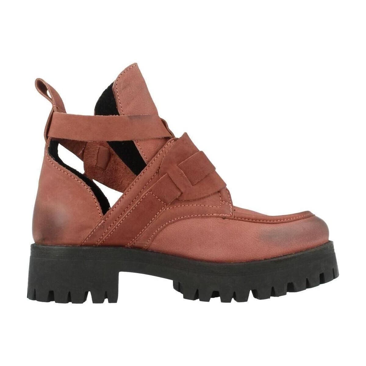 Women's Ankle Boots Yellow Brown