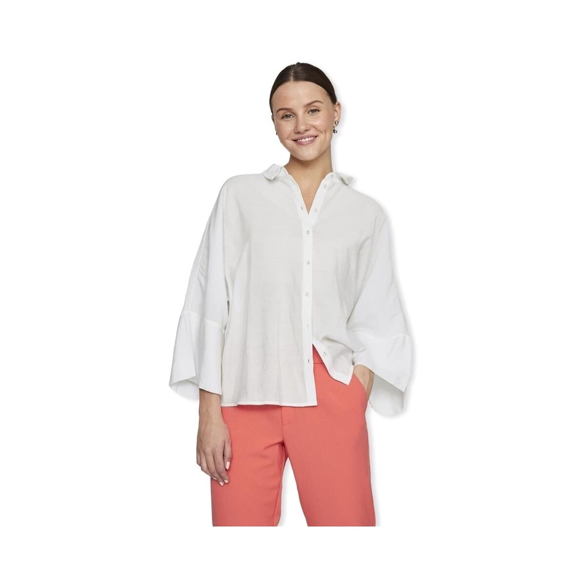 Women's T-Shirts Vila White