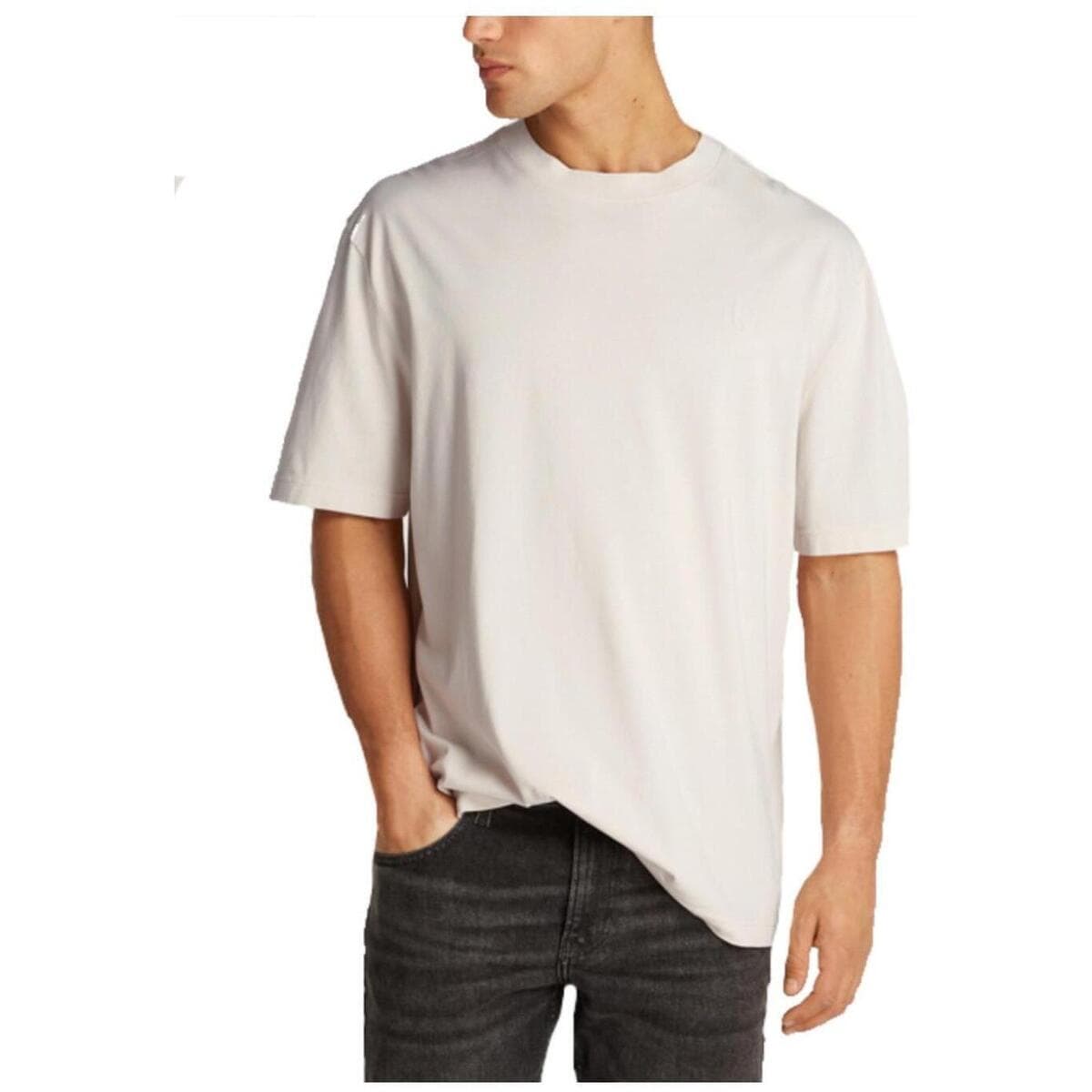 Men's T-Shirts Calvin Klein Beige