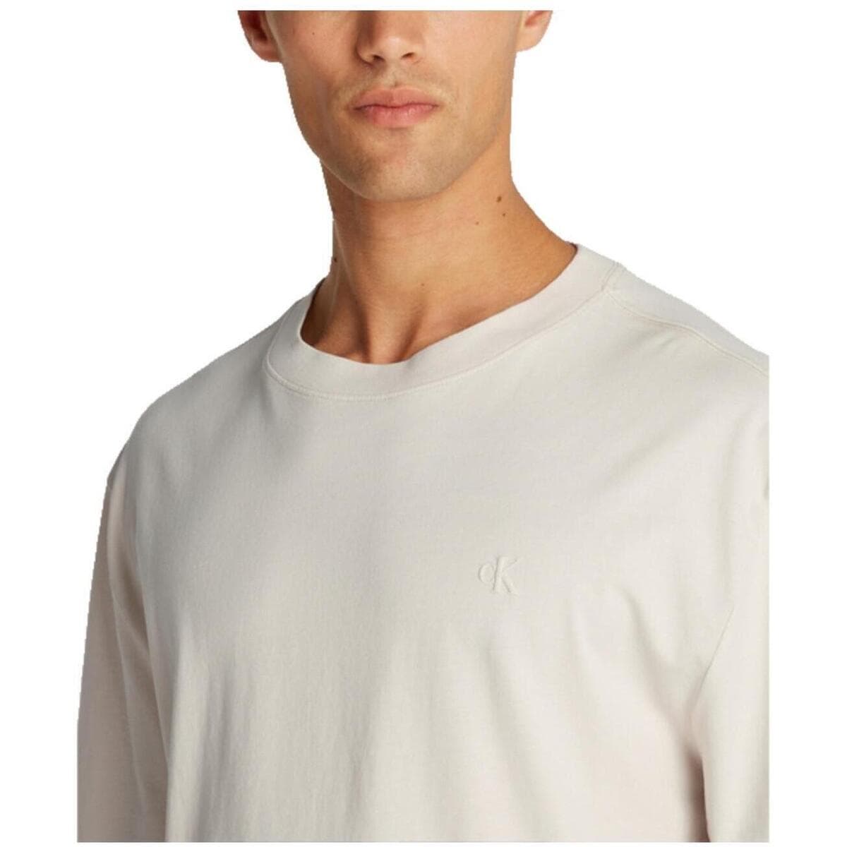Men's T-Shirts Calvin Klein Beige