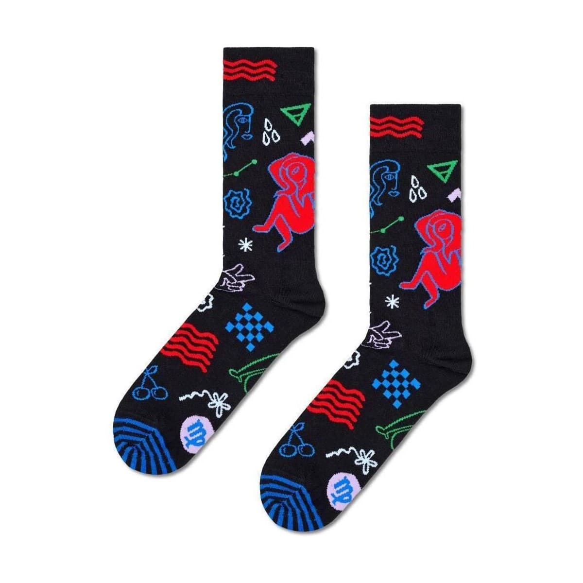 High socks Happy socks Calcetines Hombre Modèle Virgo Sock