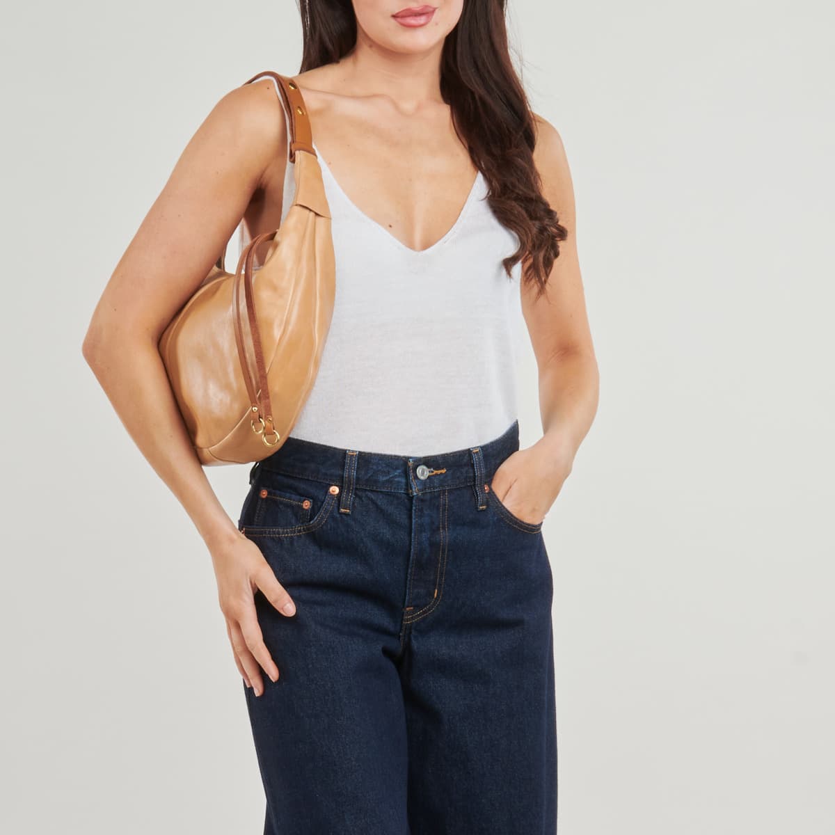 Women's Shoulder Bags Airstep / A.S.98 Beige