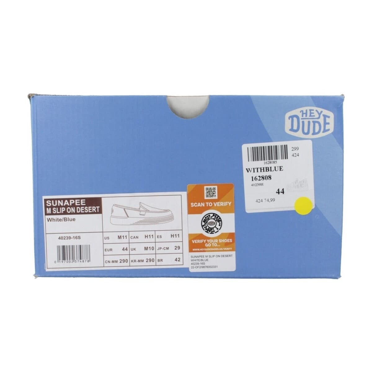 Men's Sneakers HEYDUDE White