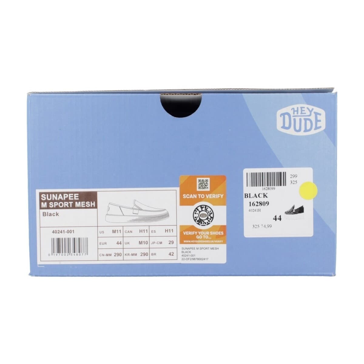 Men's Sneakers HEYDUDE Black