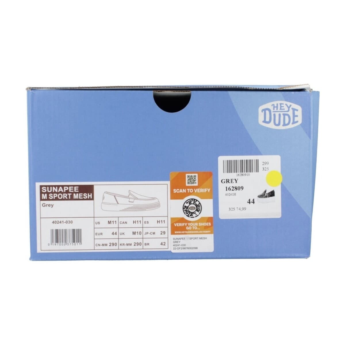 Men's Sneakers HEYDUDE Gray