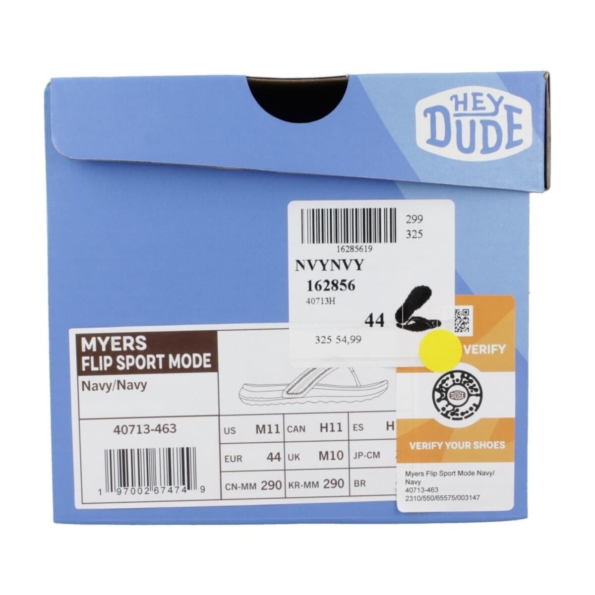 Men's Flip Flops HEYDUDE Blue