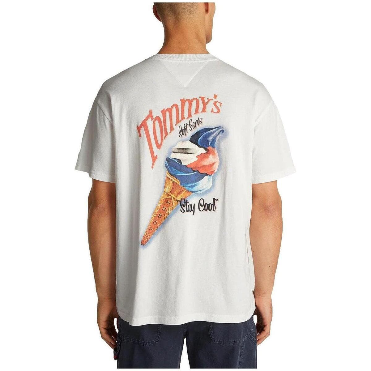 Men's T-Shirts Tommy Hilfiger White