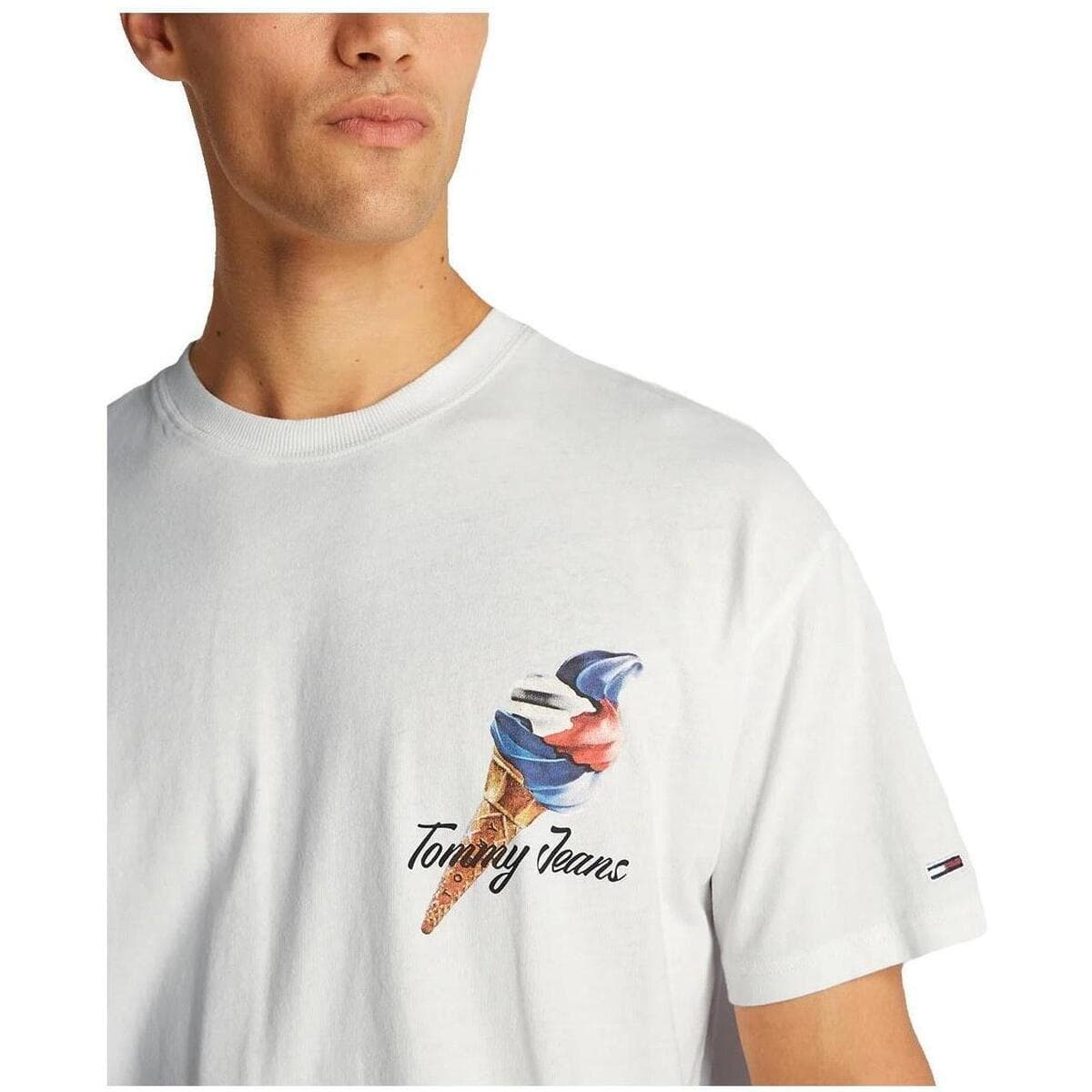 Men's T-Shirts Tommy Hilfiger White