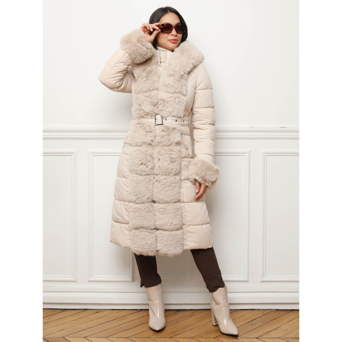 Women's Coats La Modeuse Beige