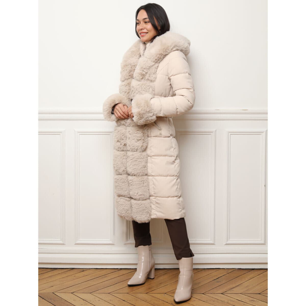 Women's Coats La Modeuse Beige