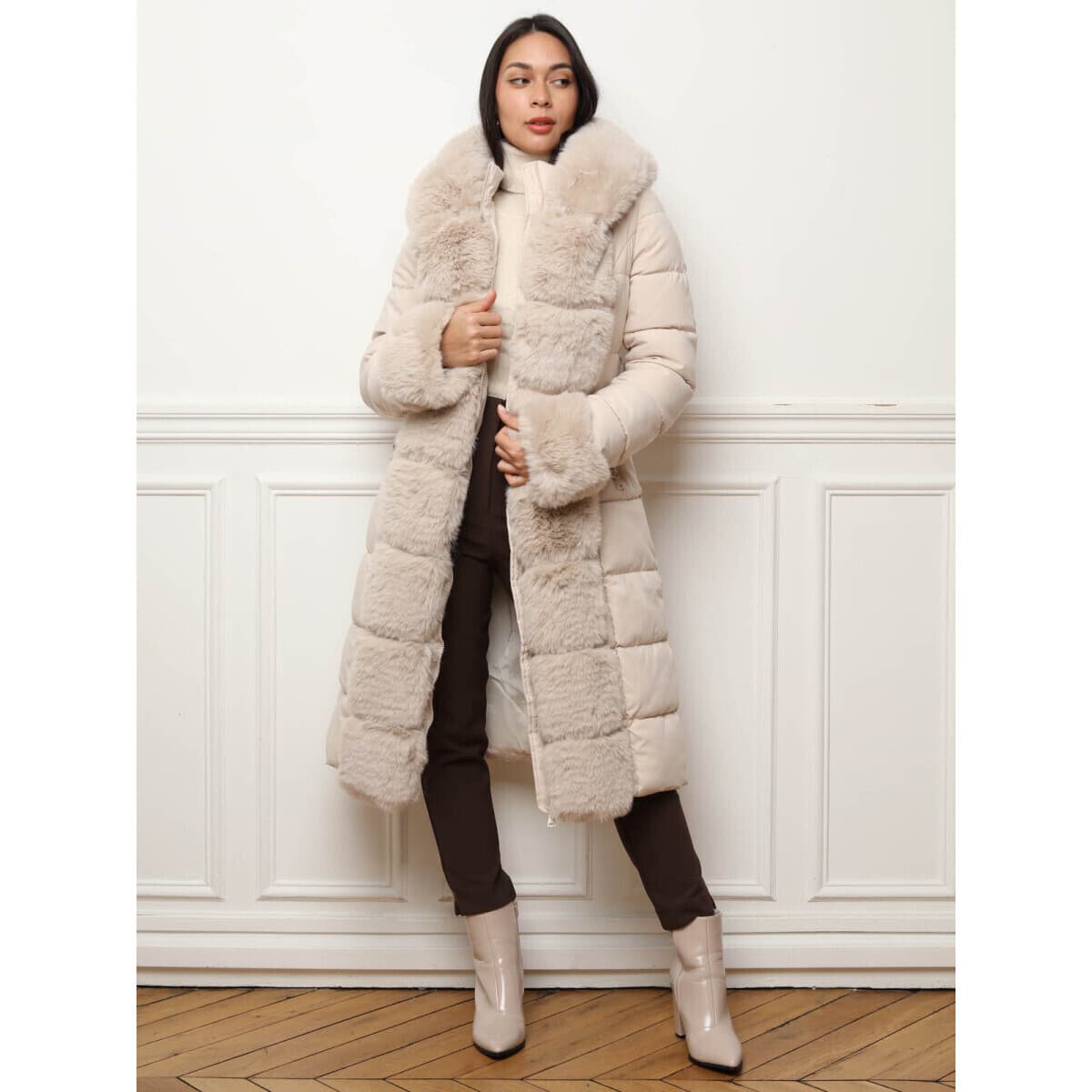 Women's Coats La Modeuse Beige