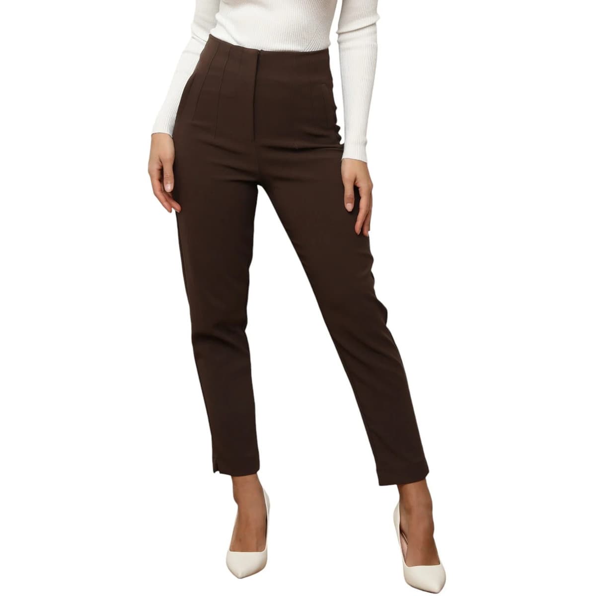 Women's Pants La Modeuse Brown
