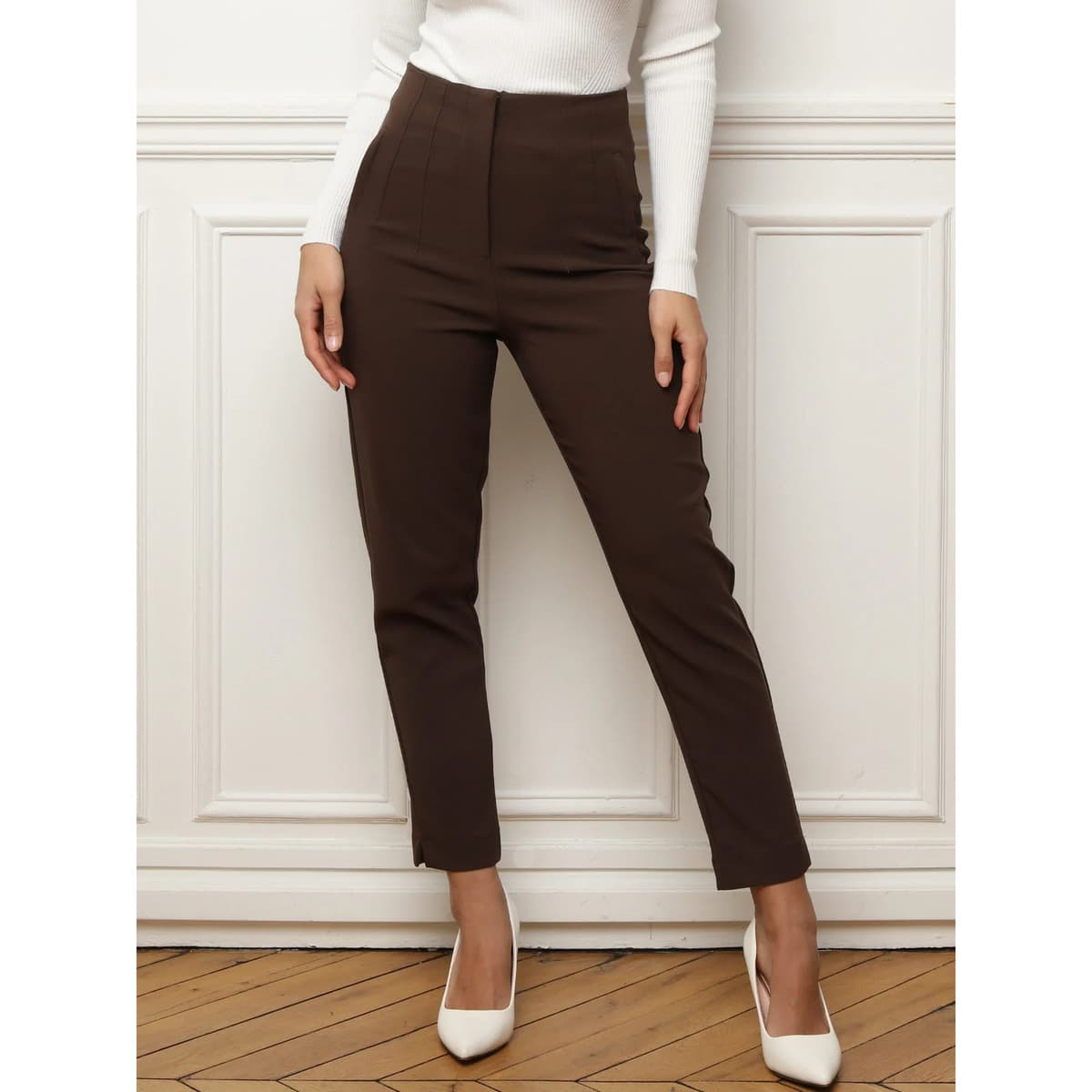 Women's Pants La Modeuse Brown