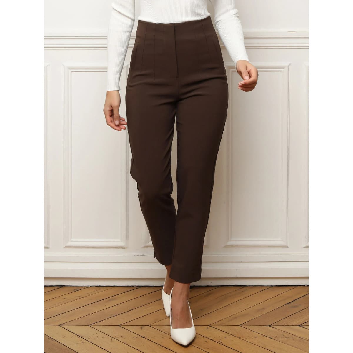 Women's Pants La Modeuse Brown