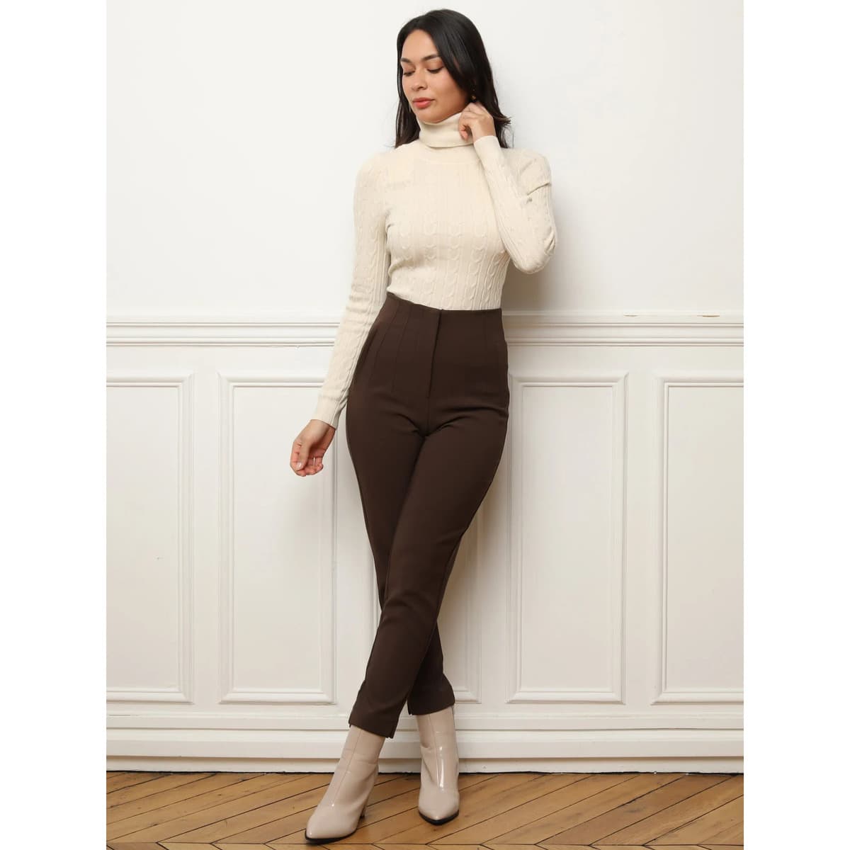 Women's Pants La Modeuse Brown