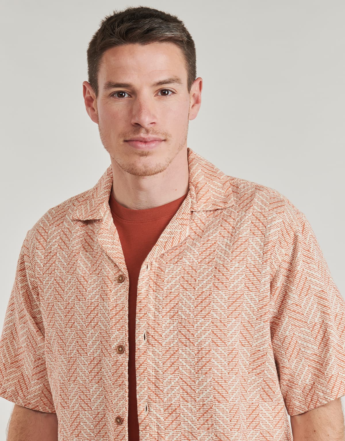 Men's T-Shirts Jack & Jones Orange