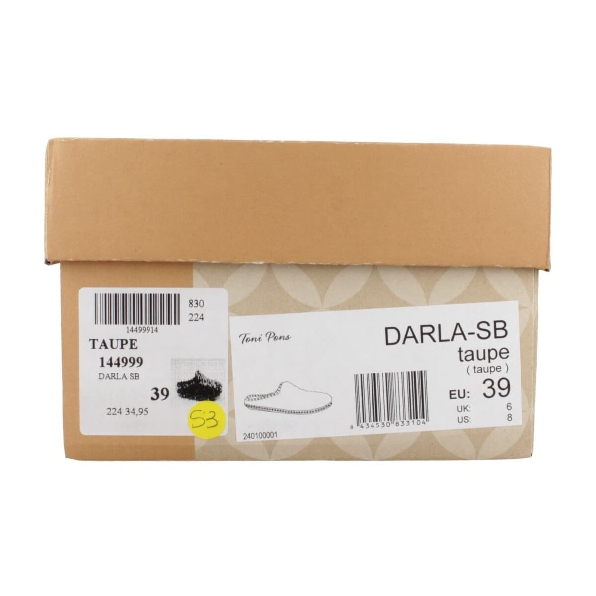 Women's House Slippers Toni Pons Gray