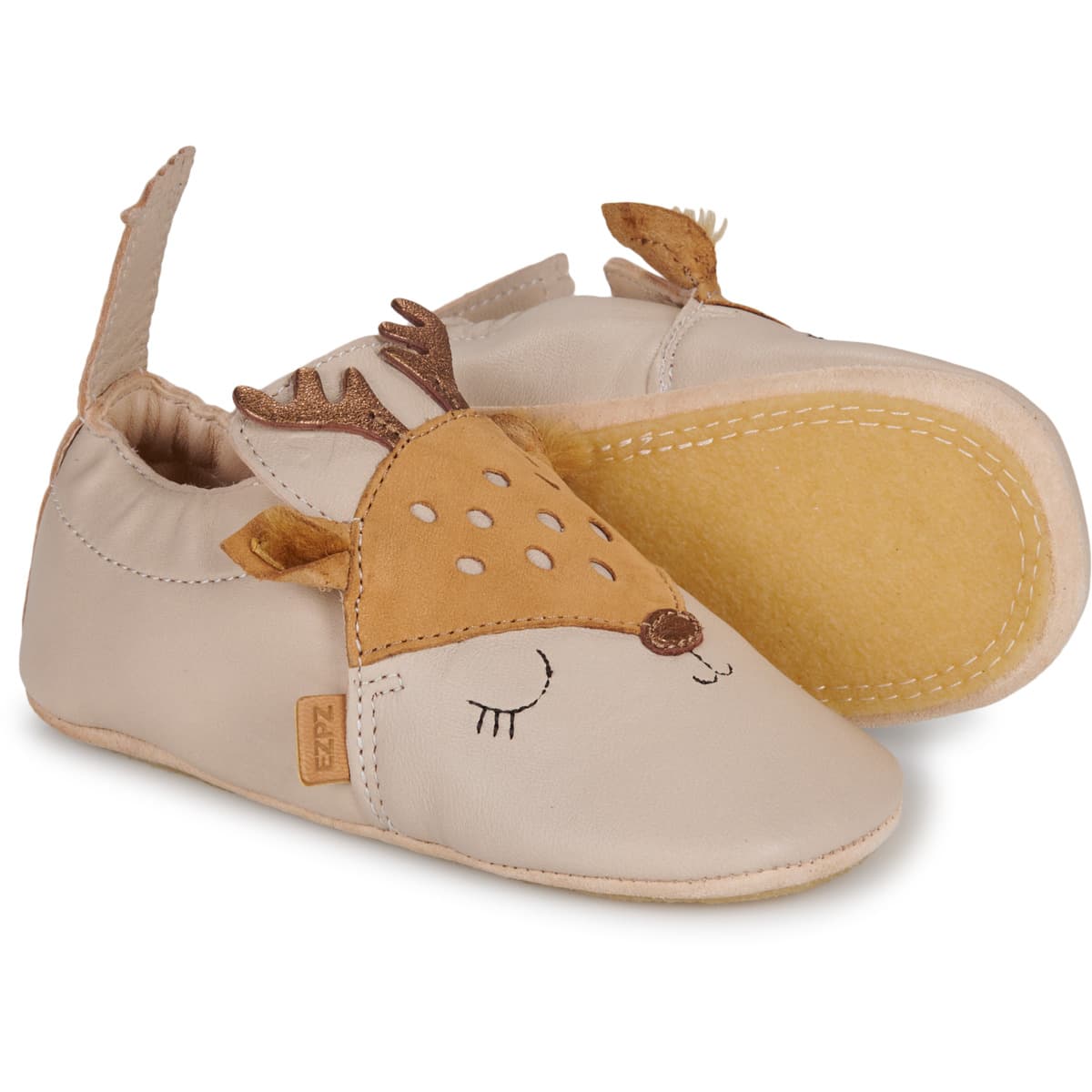 Boys' House Slippers Easy Peasy Beige