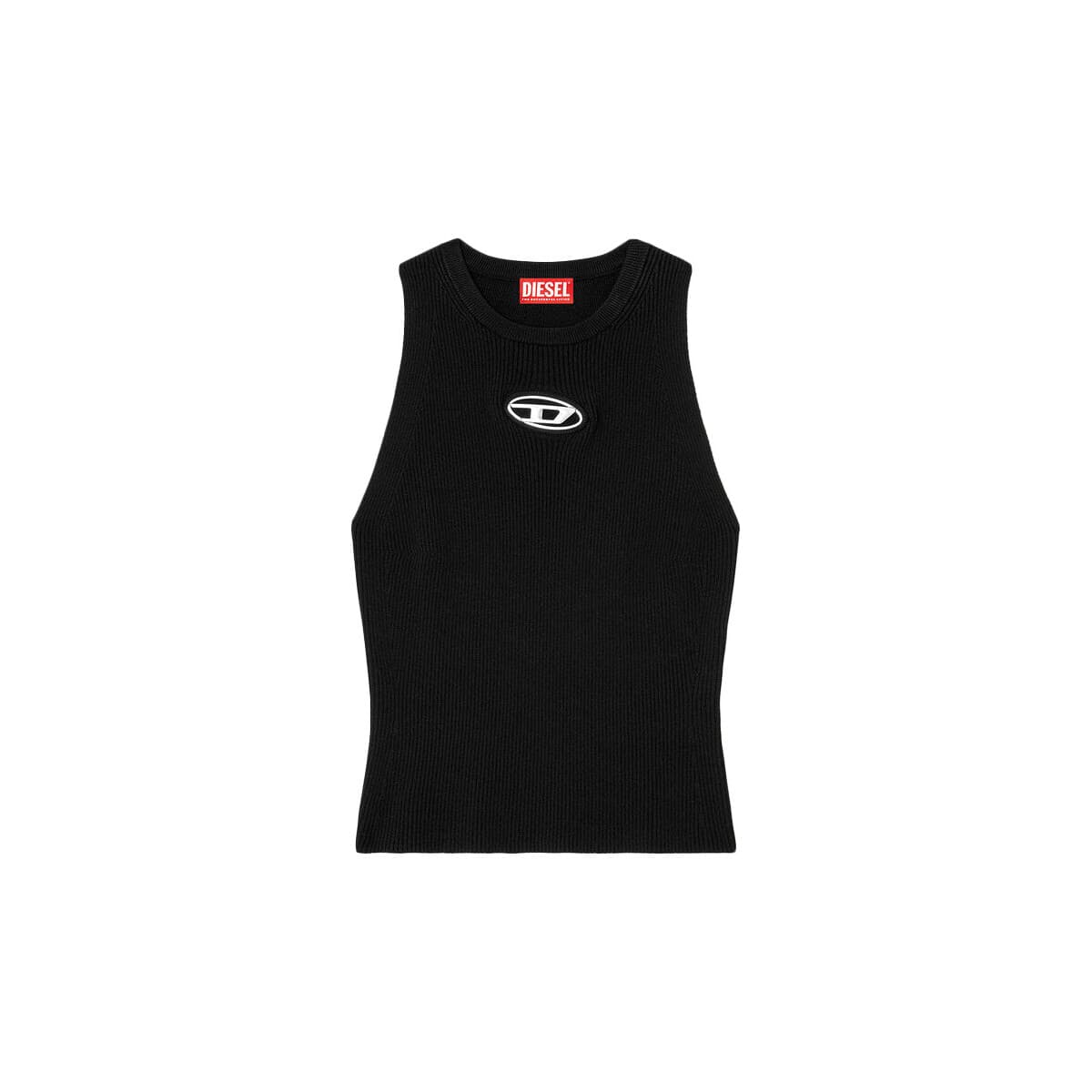 Μπλουζάκια με μακριά μανίκια Diesel M-CADDIX RIB SLEEVELESS TOP WOMEN