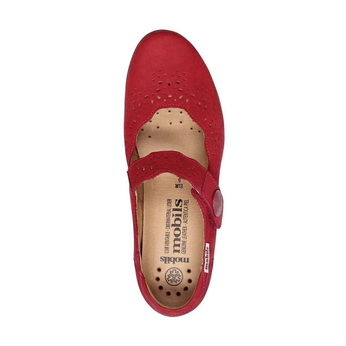Women's Ballet Flats Mephisto Red