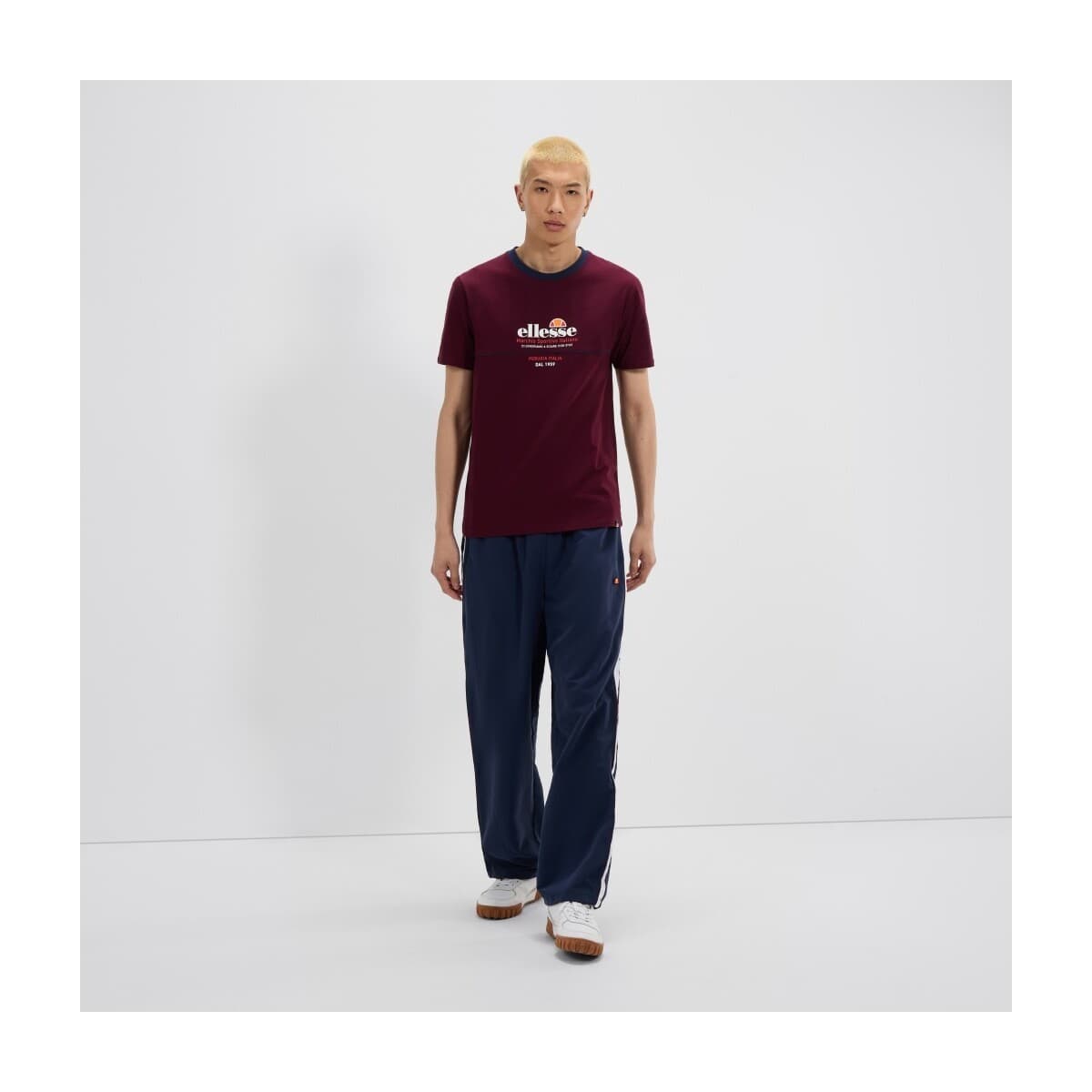 Men's T-Shirts Ellesse Bordeaux